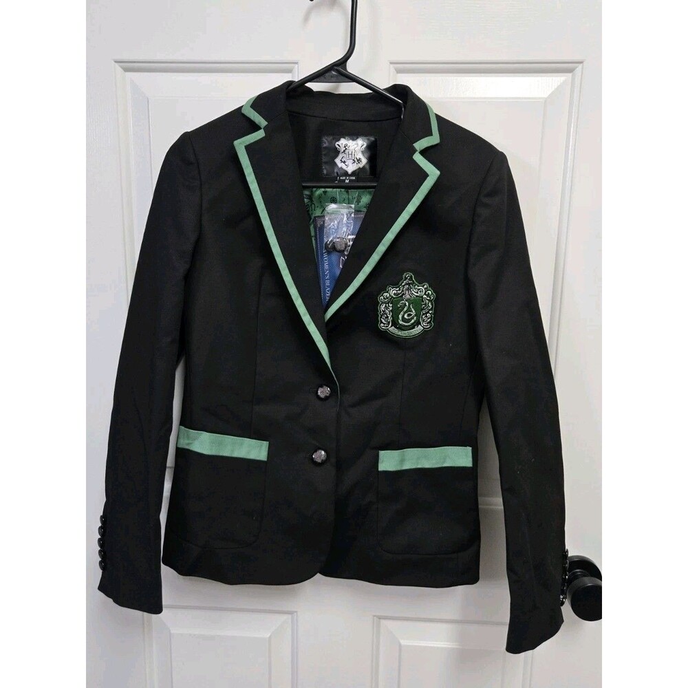 Harry Potter Women’s Blazer Slytherin Medium NWT NOS Think Geek Official Jacket